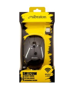 جعبه ماوس مشکی سیبراتون مدل SM1120W