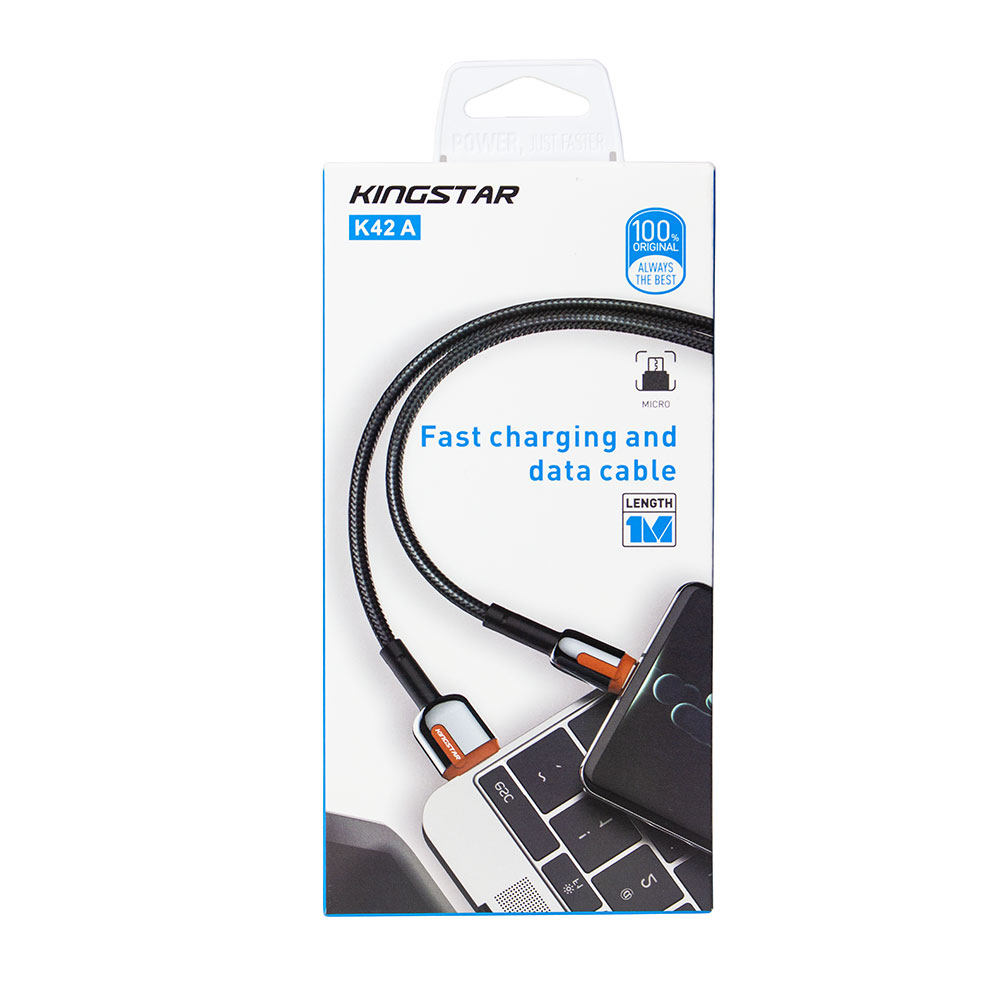 کابل micro USB کینگ استار مدل K42a کابل micro USB کینگ استار مدل K42a