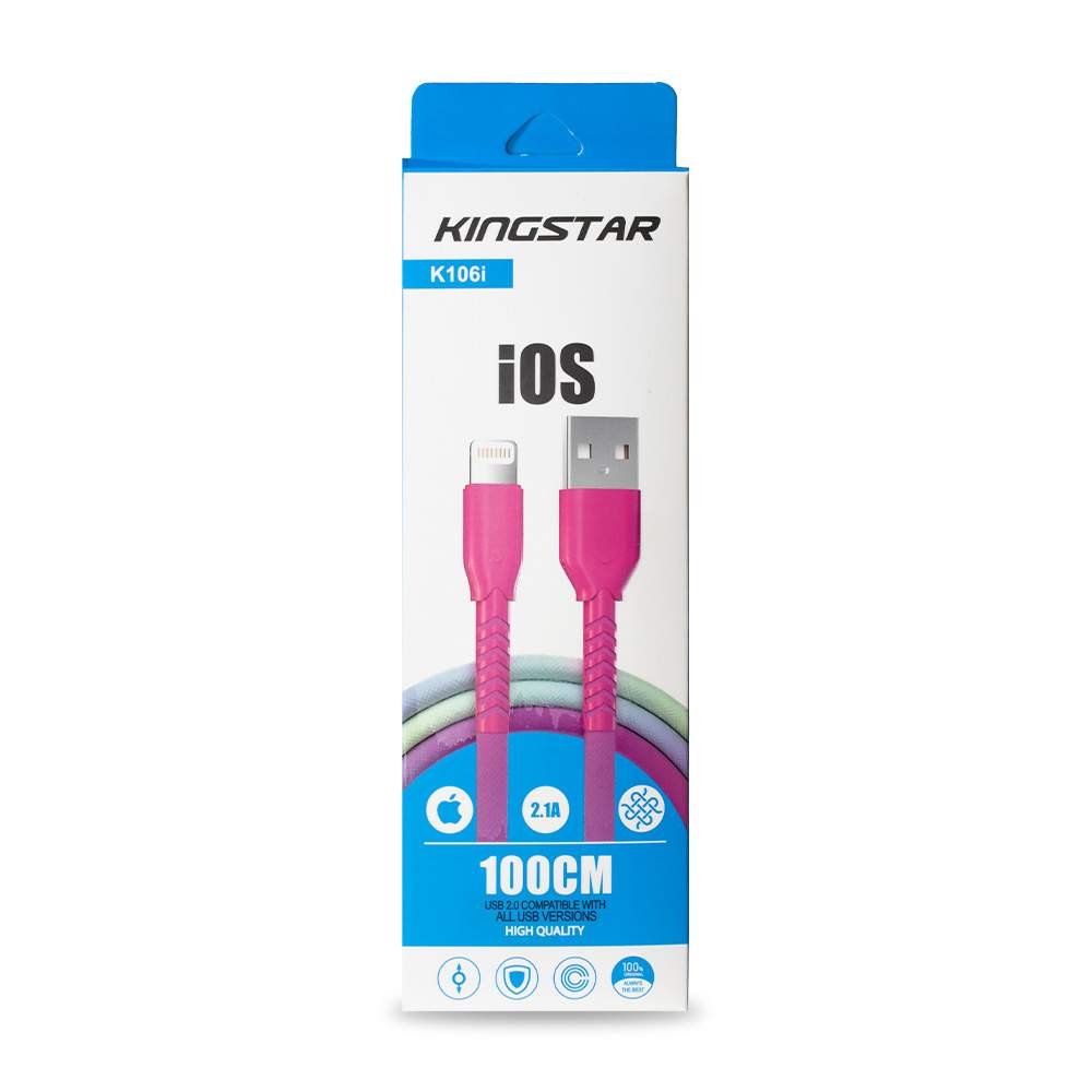 کابل لایتنینگ کینگ استار مدل K106i کابل لایتنینگ کینگ استار مدل K106i