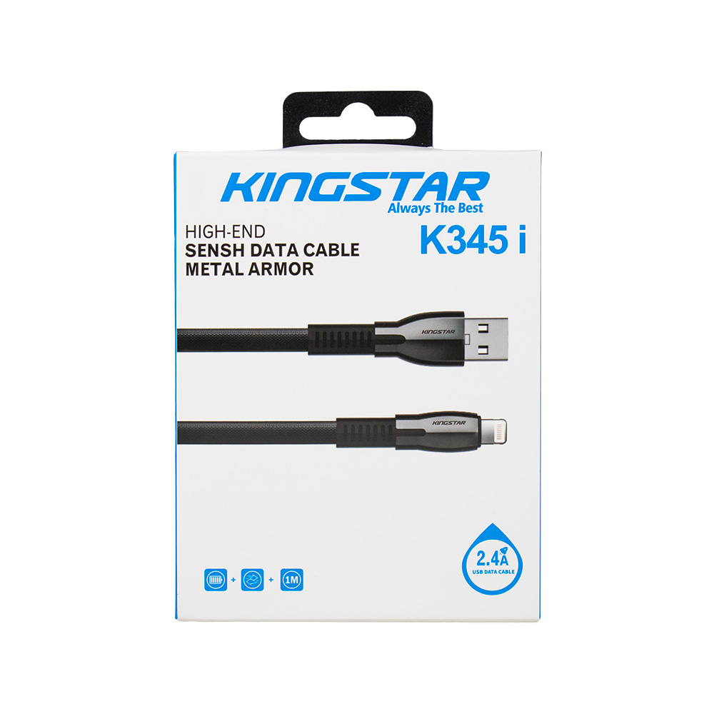 کابل تایپ سی کینگ استار مدل K345i کابل تایپ سی کینگ استار مدل K345i