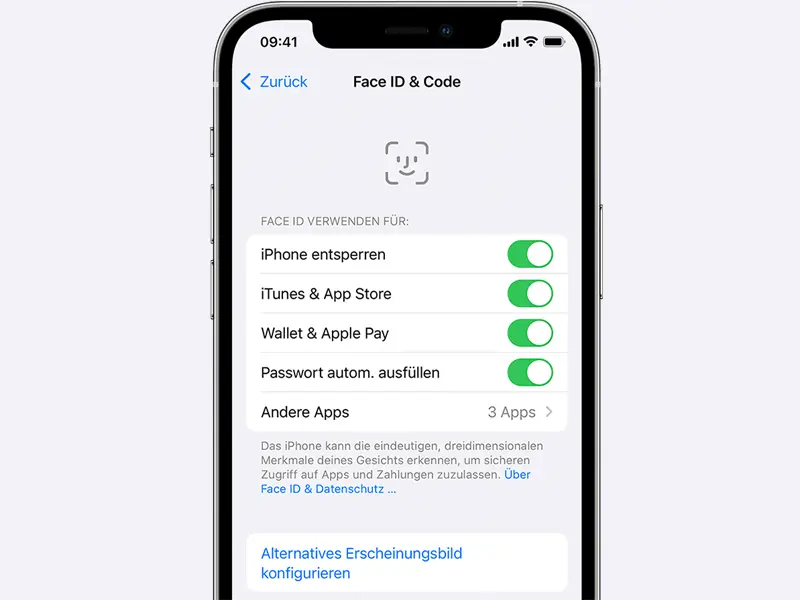 کم شدن صدای زنگ آیفون با فیس آیدی