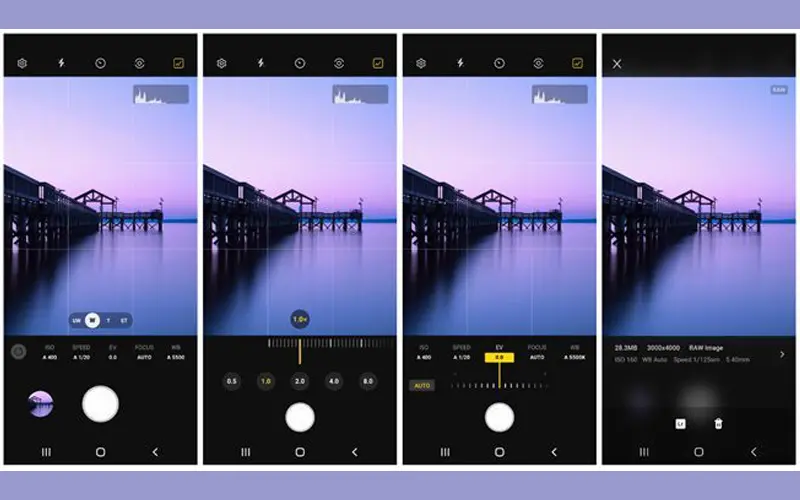 تنظیمات دوربین گوشی سامسونگ
