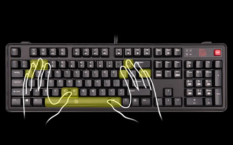 قابلیت آنتی گوستینگ کیبورد