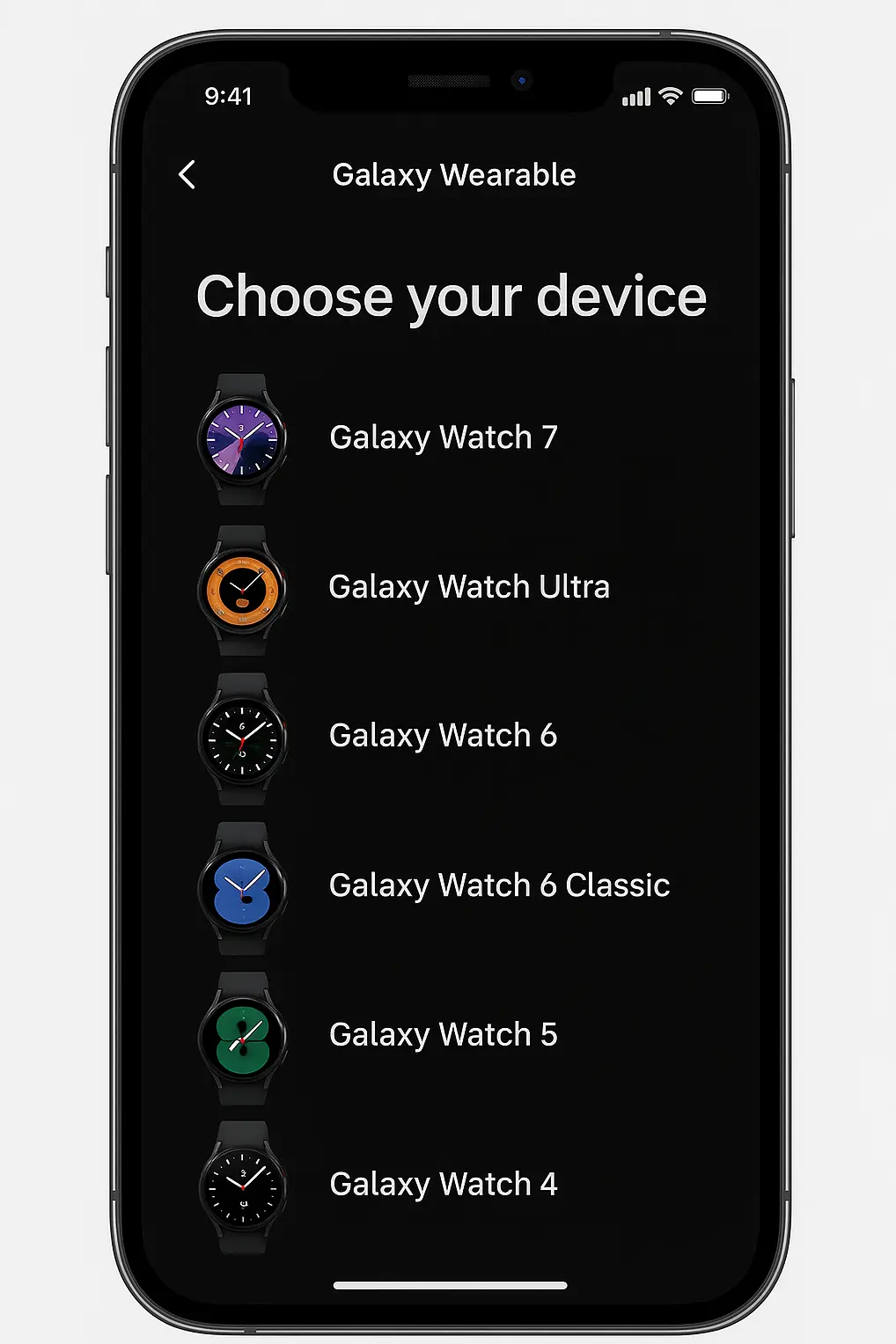 وصل كردن ساعت هوشمند به گوشی