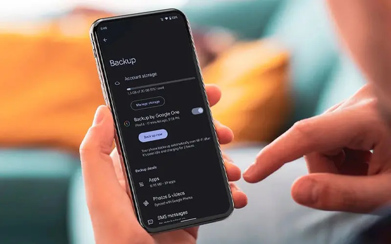 بکاپ گرفتن از گوشی