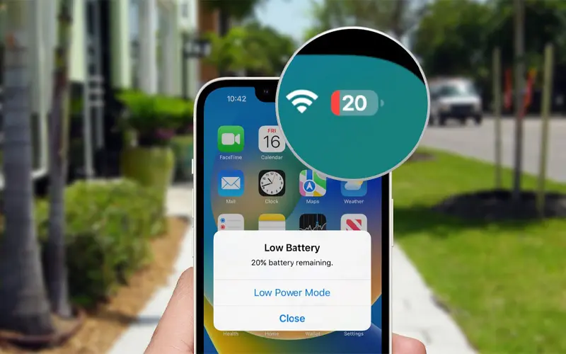 دلایل خالی شدن باتری گوشی آیفون
