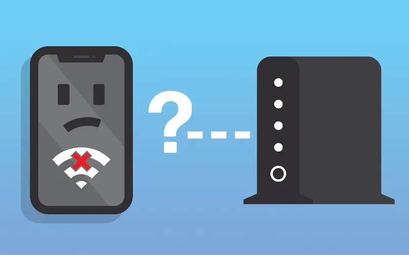 علت وصل نشدن گوشی به وای‌فای