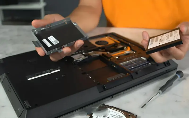 شیوه نصب ssd روی لپ تاپ