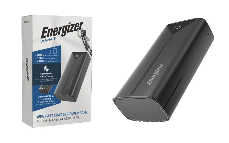 پاوربانک انرجایزر برای اندروید