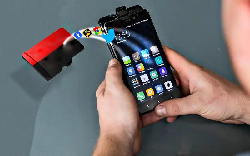 تغییر محل ذخیره در گوشی سامسونگ