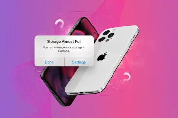 فع پر شدن حافظه ایفون